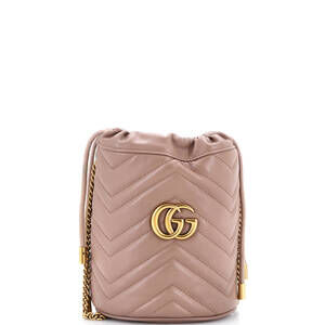 Gucci Gg Marmont Bucket Bag Matelasse #258122G11B